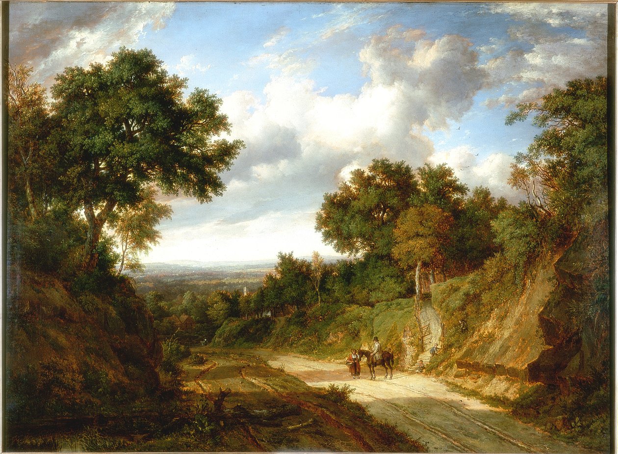 Krajina s postavami od Patrick Nasmyth