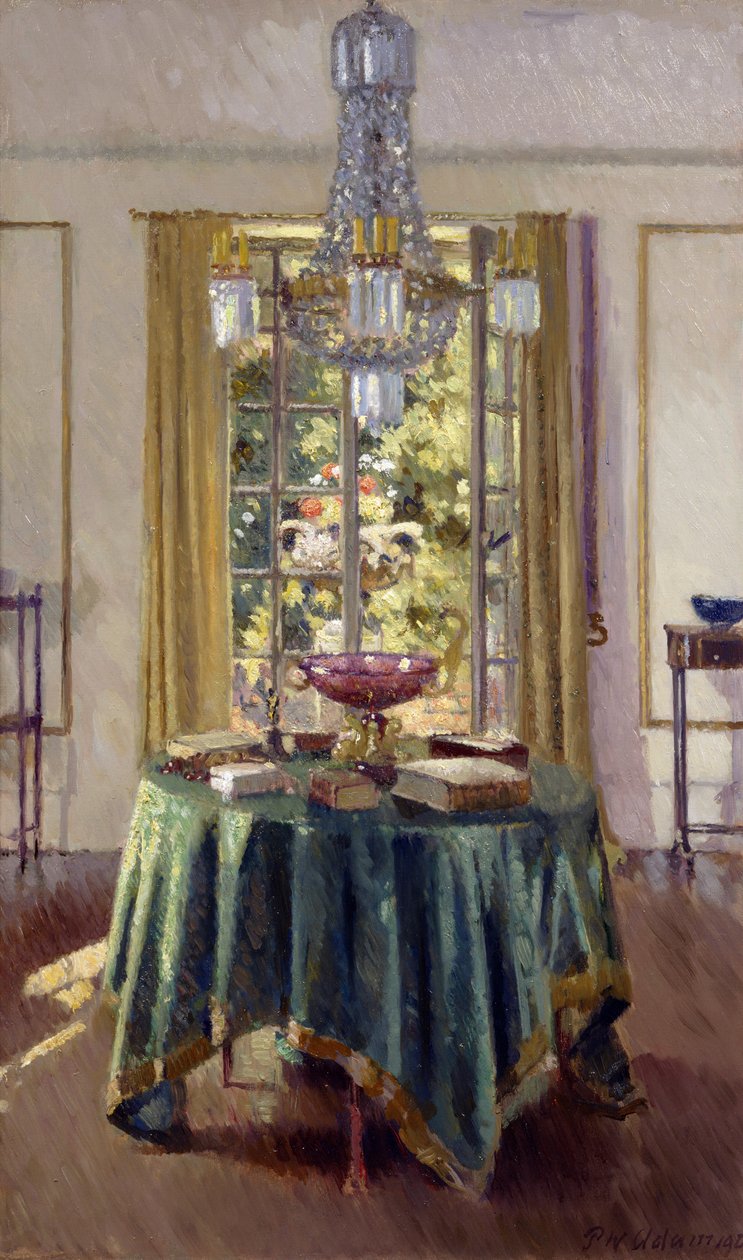 Zelený ubrus, 1926 od Patrick William Adam