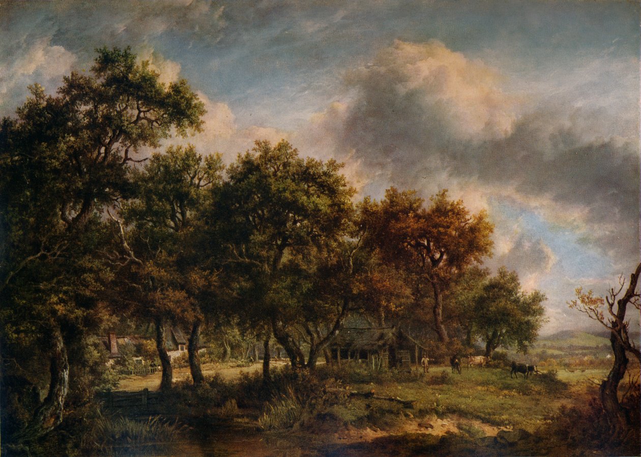 A Woodmans Cottage, 1820 od Patrick Nasmyth