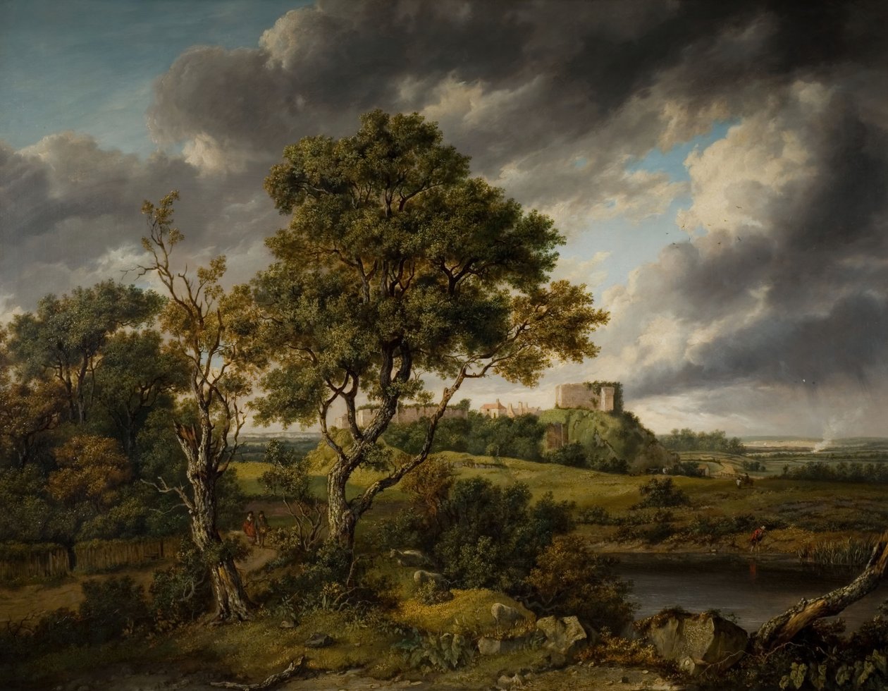 Hrad Carisbrooke, Isle Of Wight, 1831. od Patrick Nasmyth