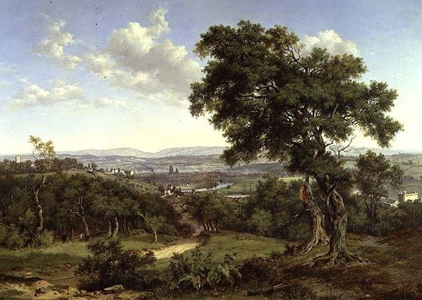 Pohled na Bristol od Patrick Nasmyth