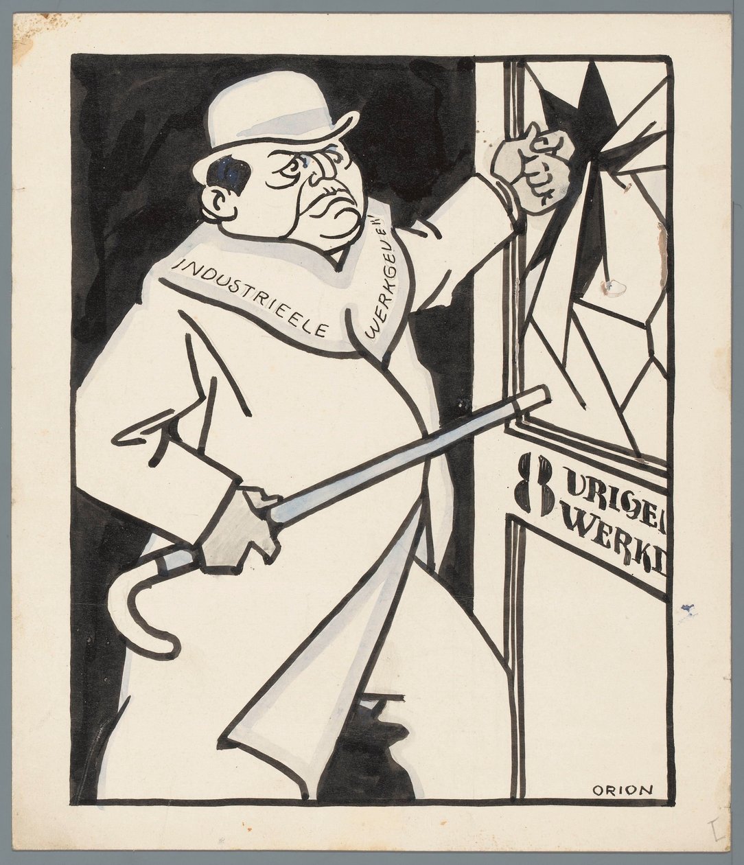 Zaměstnavatelé a osmihodinová pracovní doba od Patricq Kroon (signed by artist)