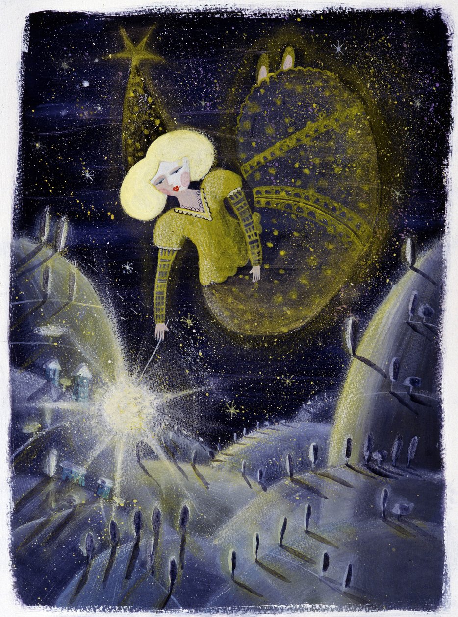 Víla - ilustrace Patrizia La Porta od Patrizia La Porta