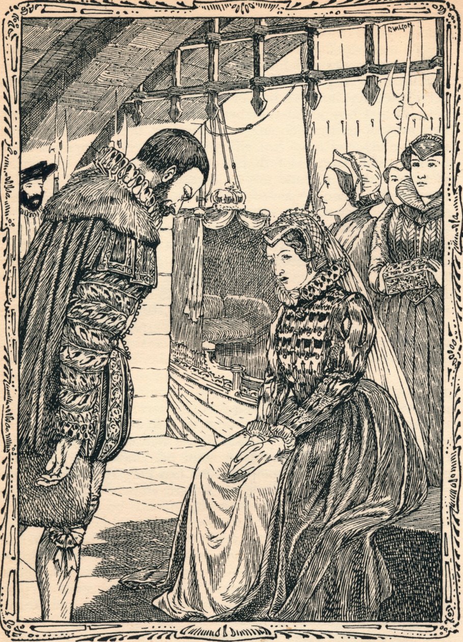 Alžběta u brány zrádců, 1902 od Patten Wilson