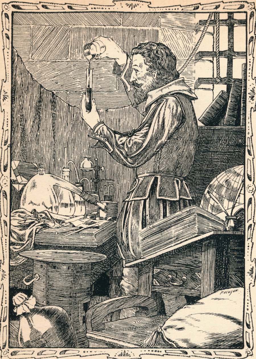 Guy Fawkes připravuje pomalý zápas, 1902 od Patten Wilson