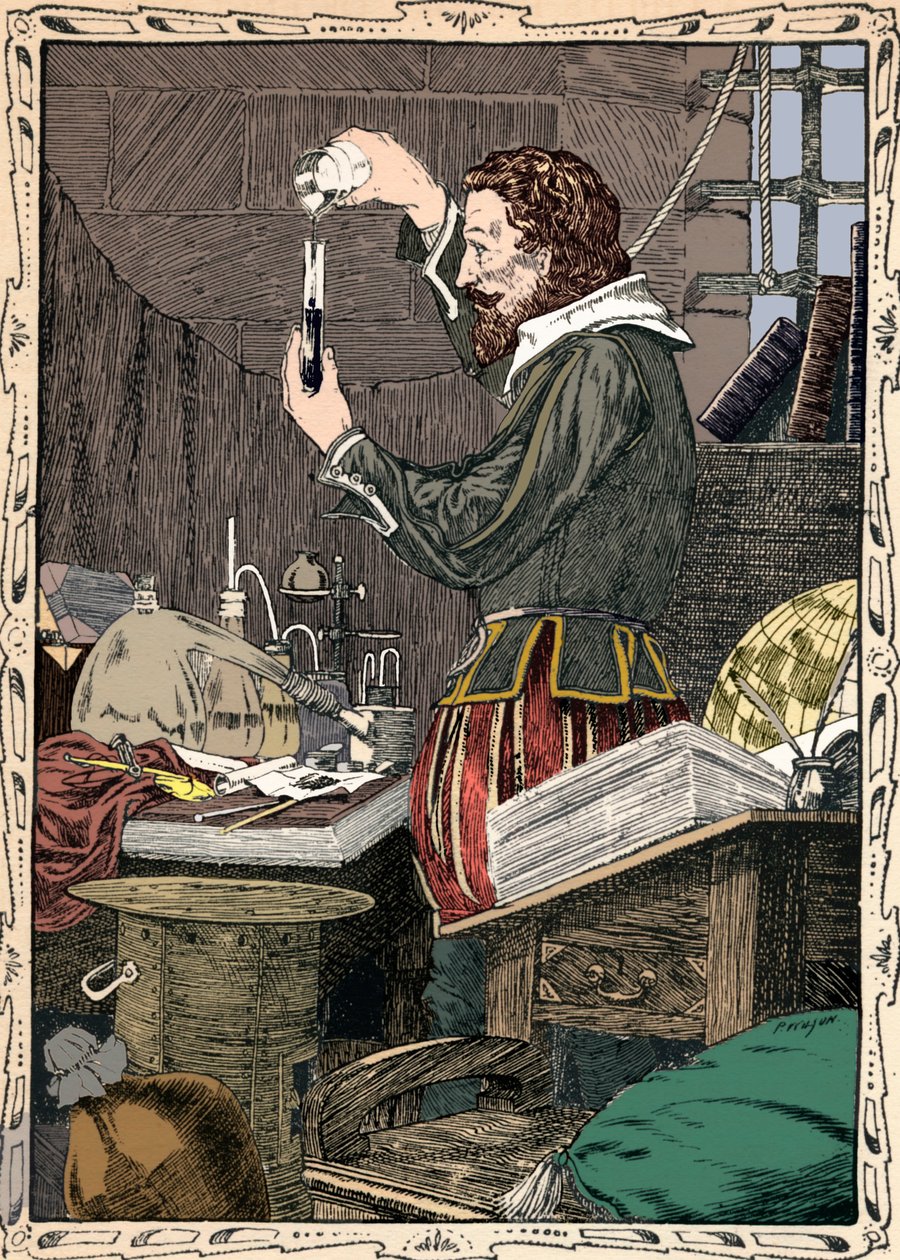 Guy Fawkes připravuje pomalý zápas, 1902 od Patten Wilson