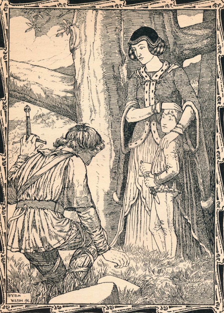 Margaret a lupič, 1902 od Patten Wilson
