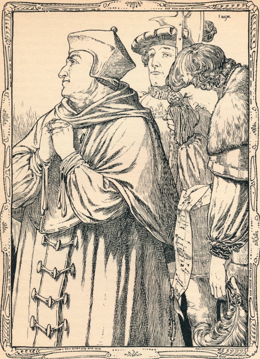 Zatčení kardinála Wolseyho, 1902 od Patten Wilson