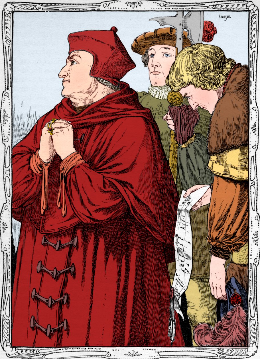 Zatčení kardinála Wolseyho, 1902 od Patten Wilson