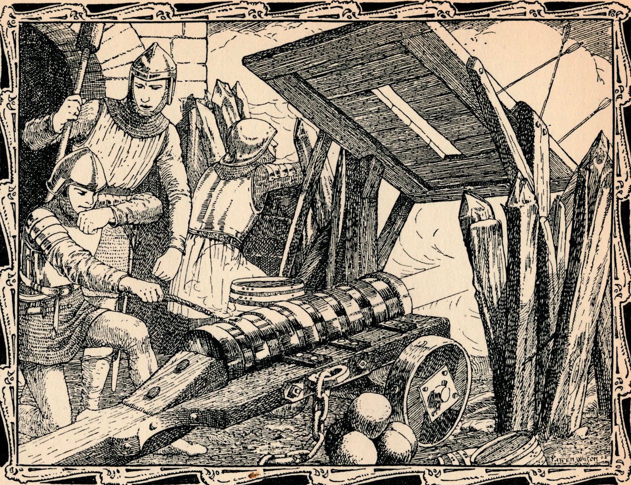 První dělo v Crecy, 1902 od Patten Wilson