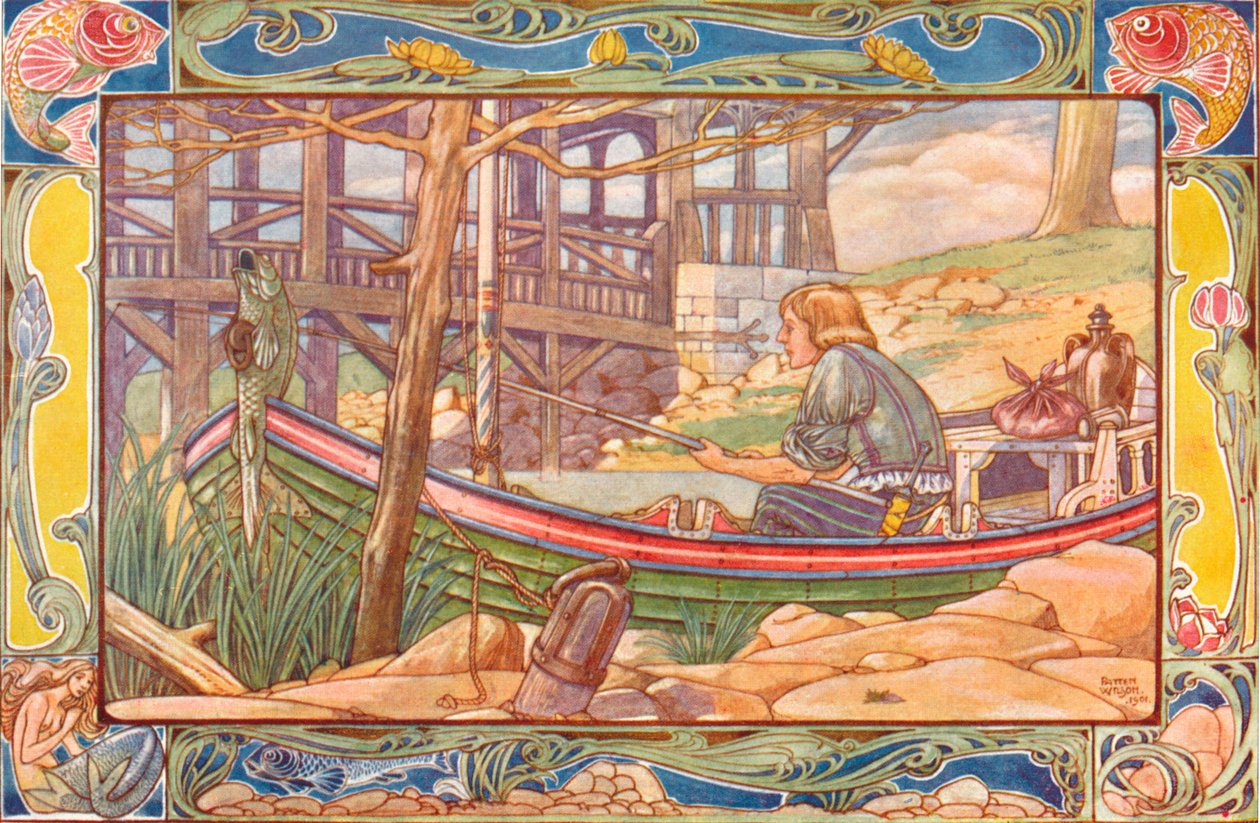 Rybář, 1901 od Patten Wilson