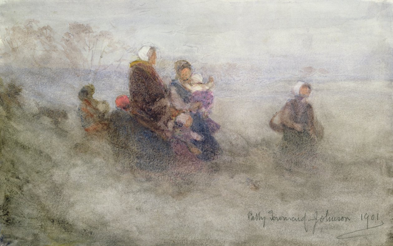 Návratná cesta, 1901 od Patty Townsend Johnson