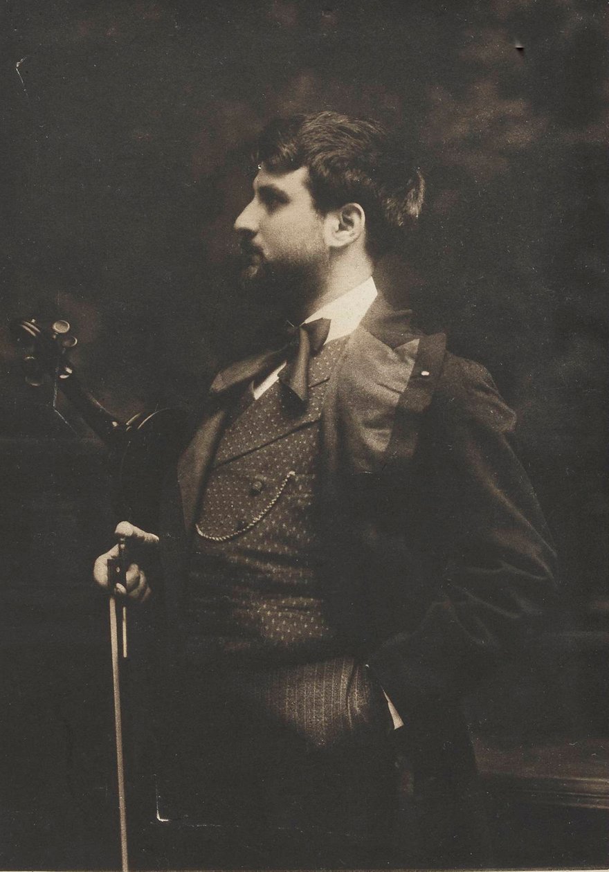 Portrét houslistky a skladatelky Joan Manén y Planas 1883-1971, c. 1910. od Pau Audouard