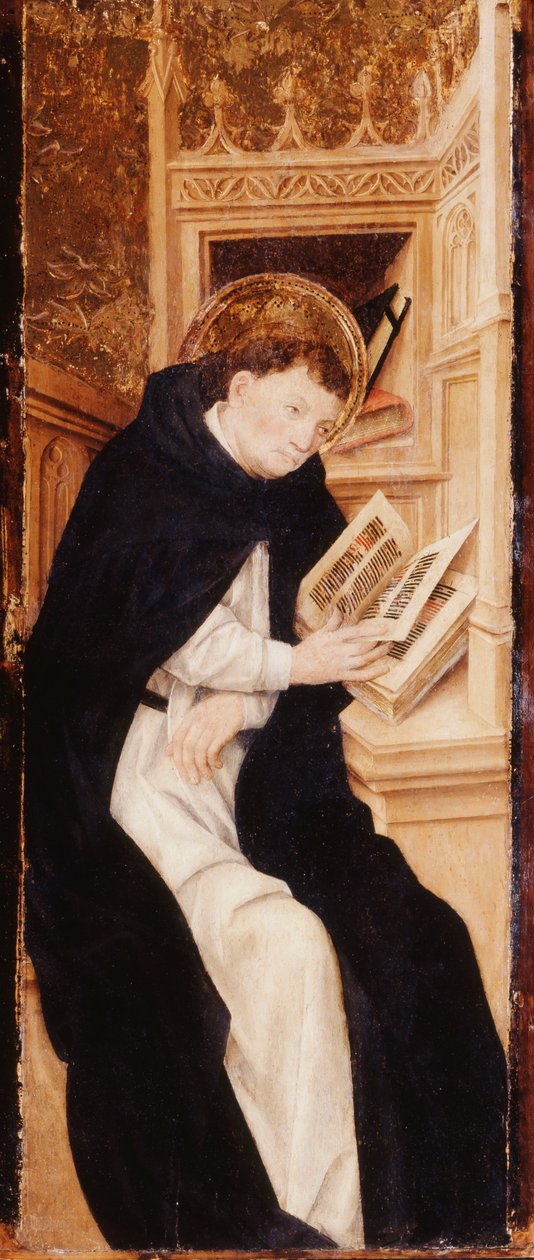 Augustin Monk čte Anthifonář od Pau Vergos