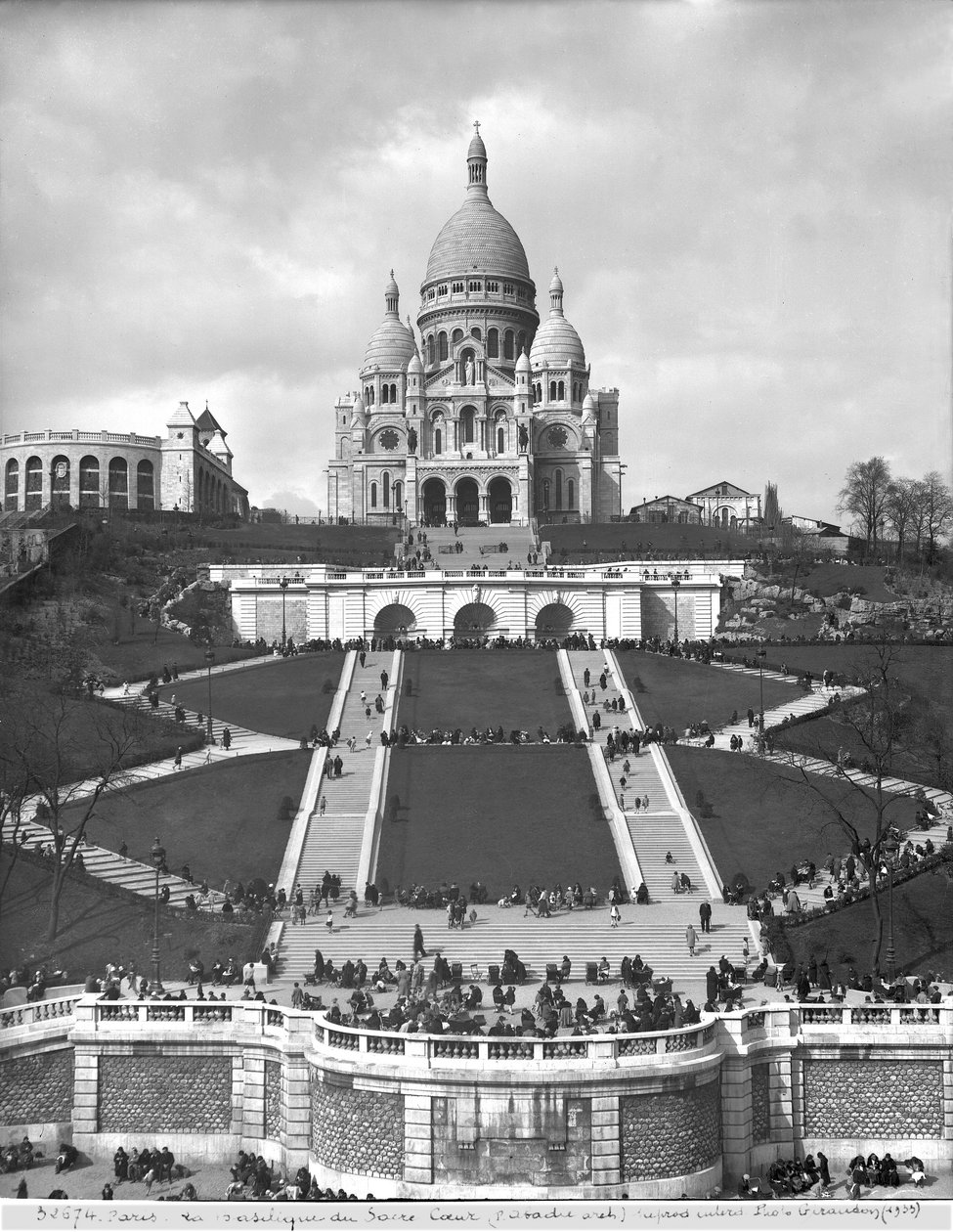 Bazilika Sacre-Coeur, Montmartre, 1876-1910 od Paul Abadie
