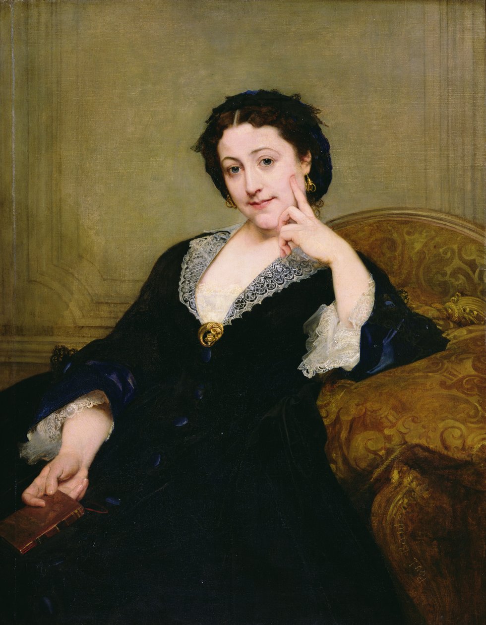 Madeleine Brohant (1833-1900) z Comedie-Francaise, 1860 od Paul Baudry