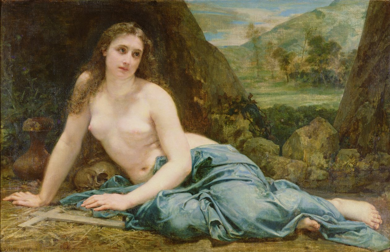 Kajícná Magdaléna, 1858 od Paul Baudry