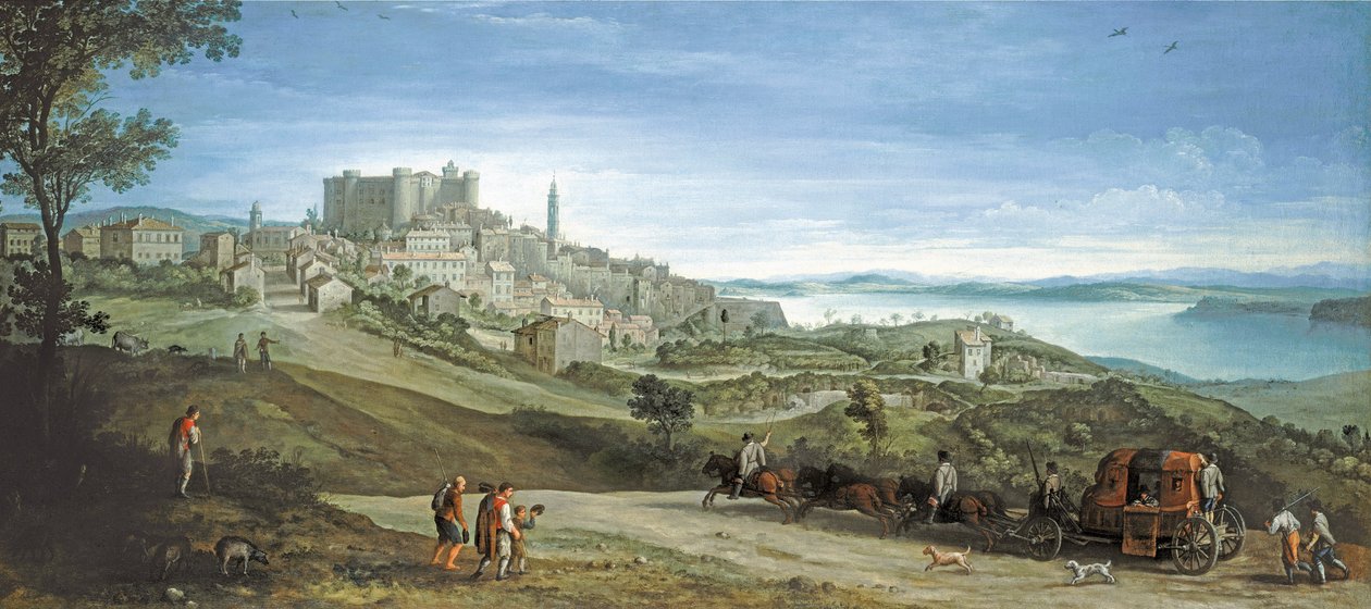Pohled na Bracciano od Paul Brill