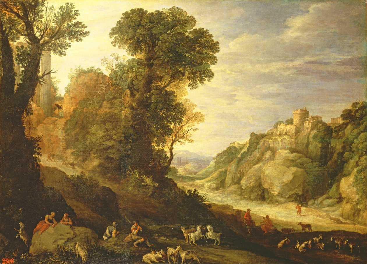 Horská krajina, 1626 od Paul Bril