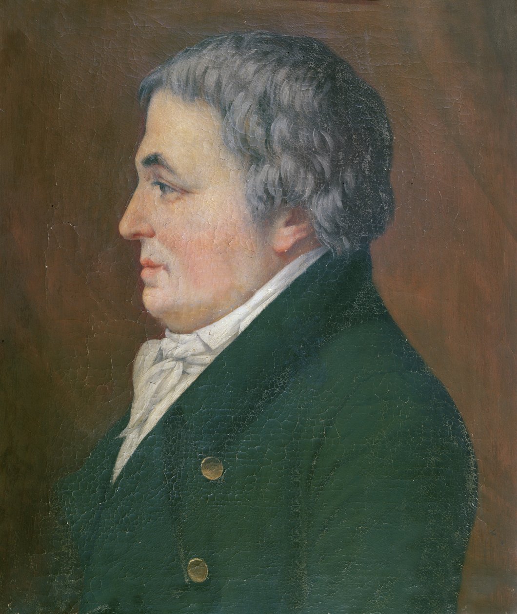 Franz Anton Mesmer (1734-1815), 72 let, 1847 (enkaustika na plátně) od Paul Carpentier