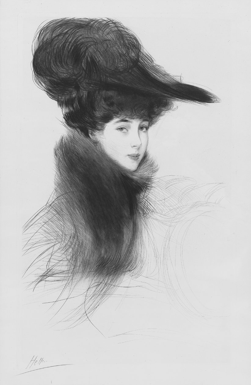 Vévodkyně z Marlborough, Consuelo Vanderbilt od Paul Cesar Helleu