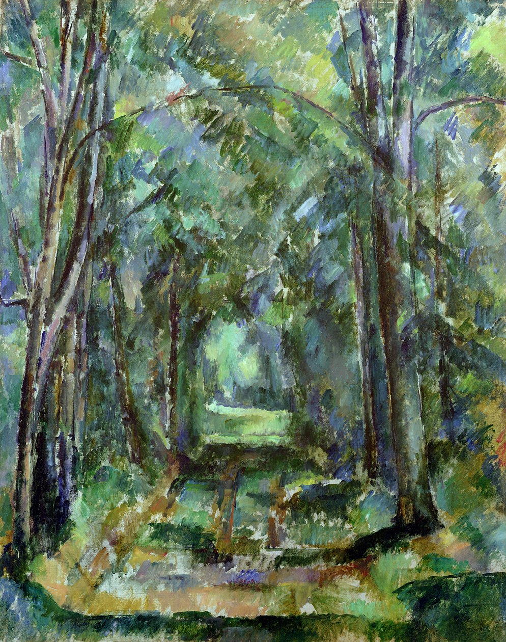 Avenue v Chantilly, 1888 od Paul Cézanne