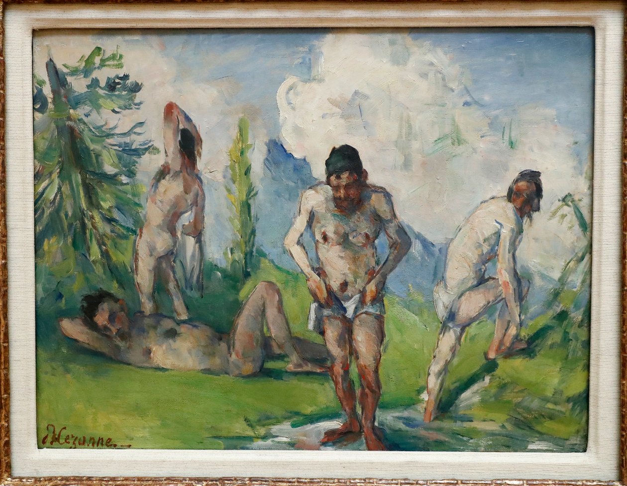 Baigneurs au repos, 1876-78 od Paul Cézanne