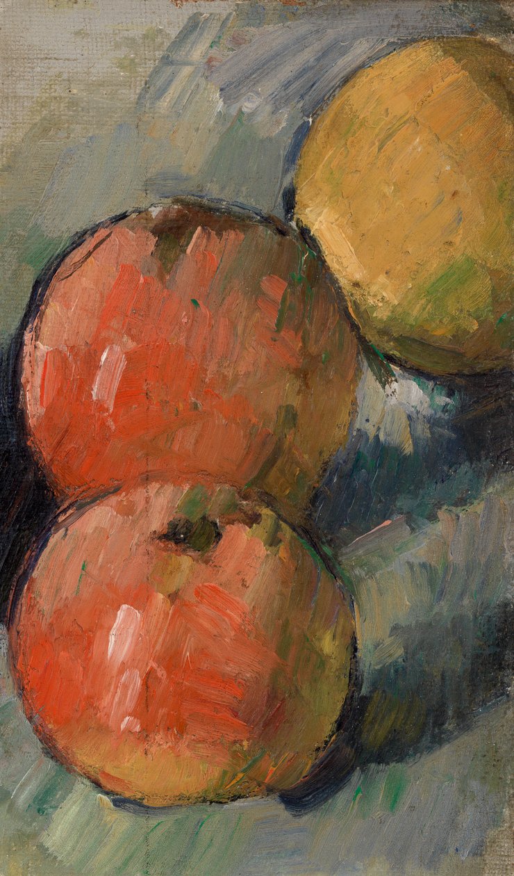 Tři jablka, 1878-79 od Paul Cézanne