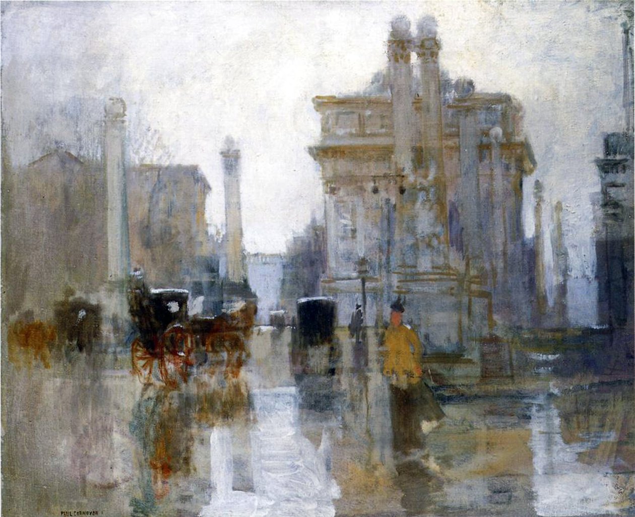 Dewey Arch, kolem roku 1900 od Paul Cornoyer