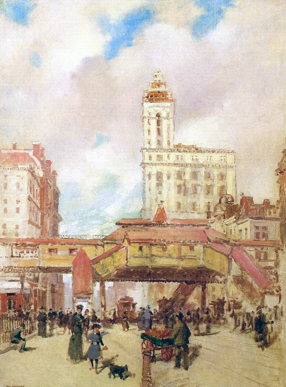 Třetí Avenue, New York od Paul Cornoyer