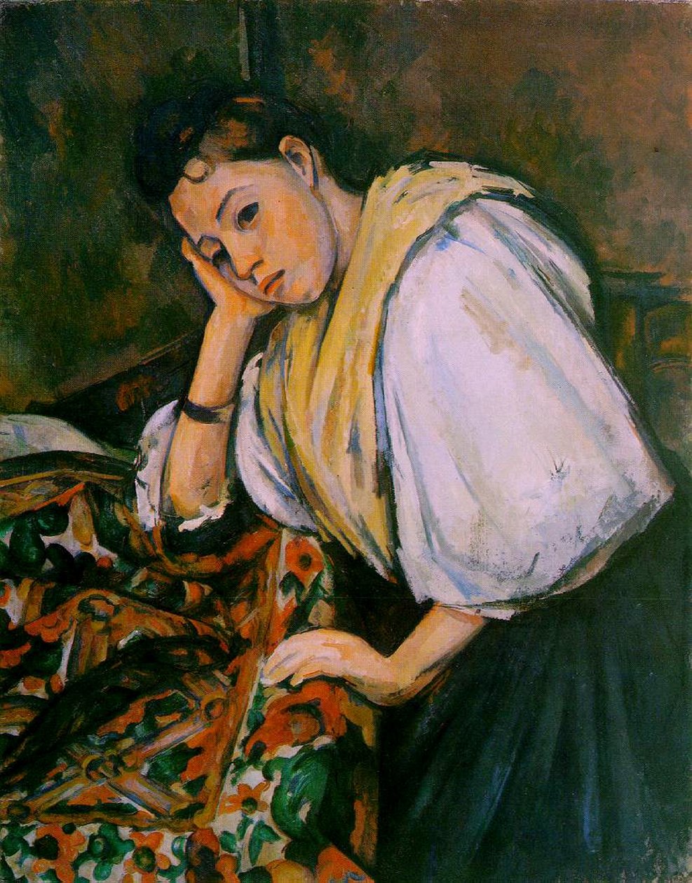 Italská dívka, kolem roku 1900 od Paul Cézanne