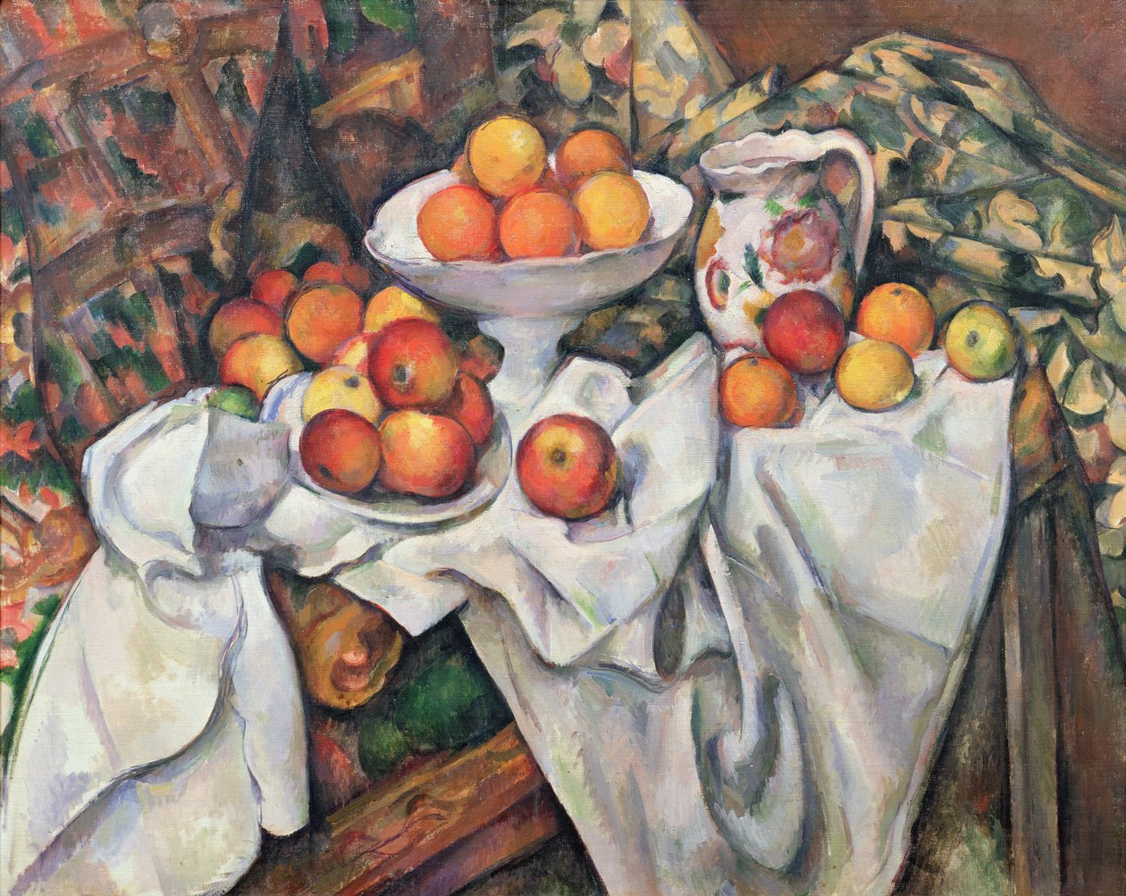 Jablka a pomeranče, 1895-1900 od Paul Cézanne