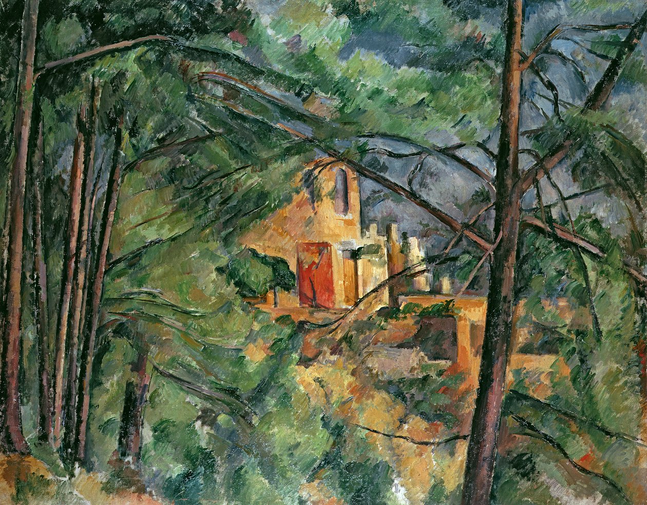 Chateau Noir, kolem roku 1904 od Paul Cézanne