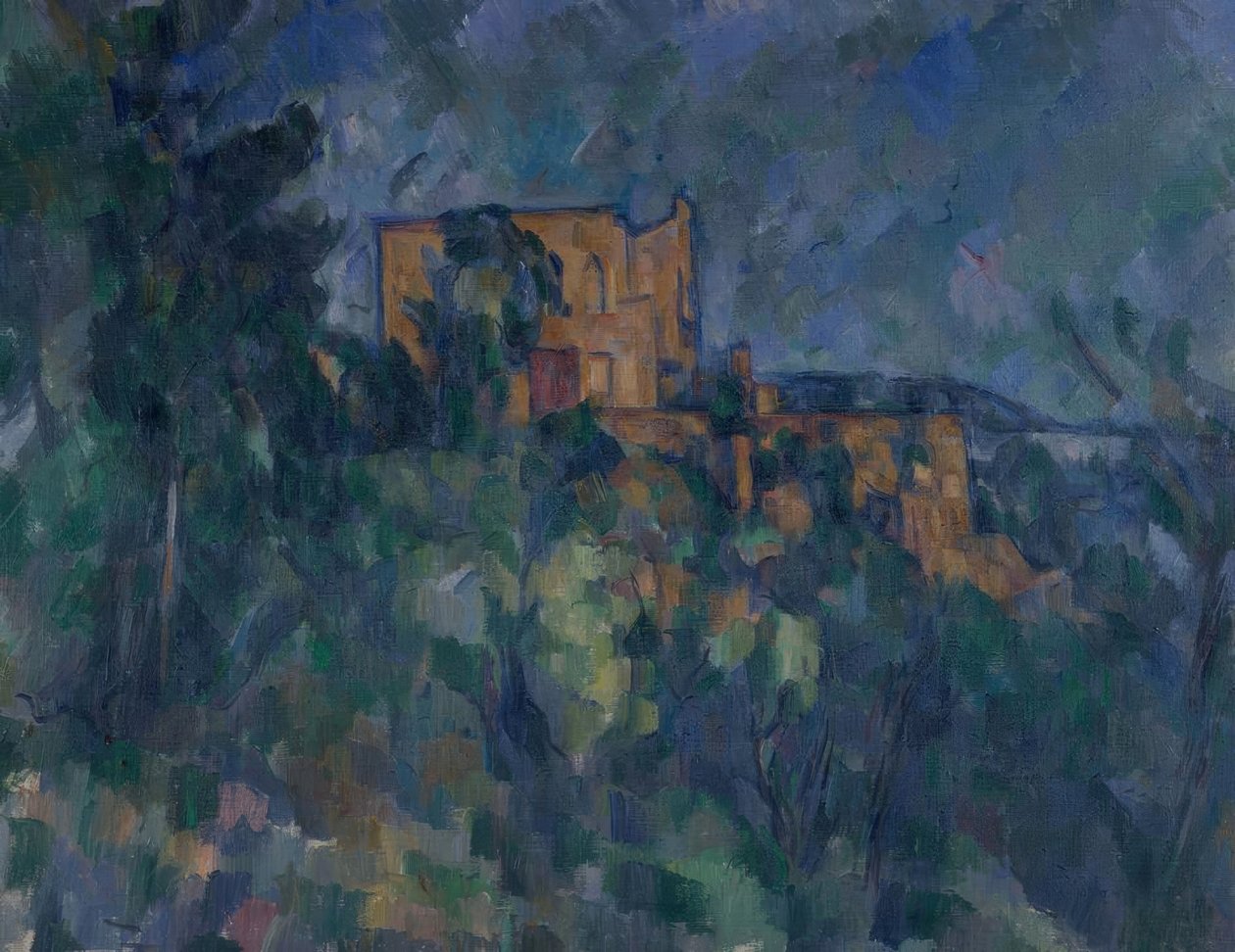 Černý hrad od Paul Cézanne