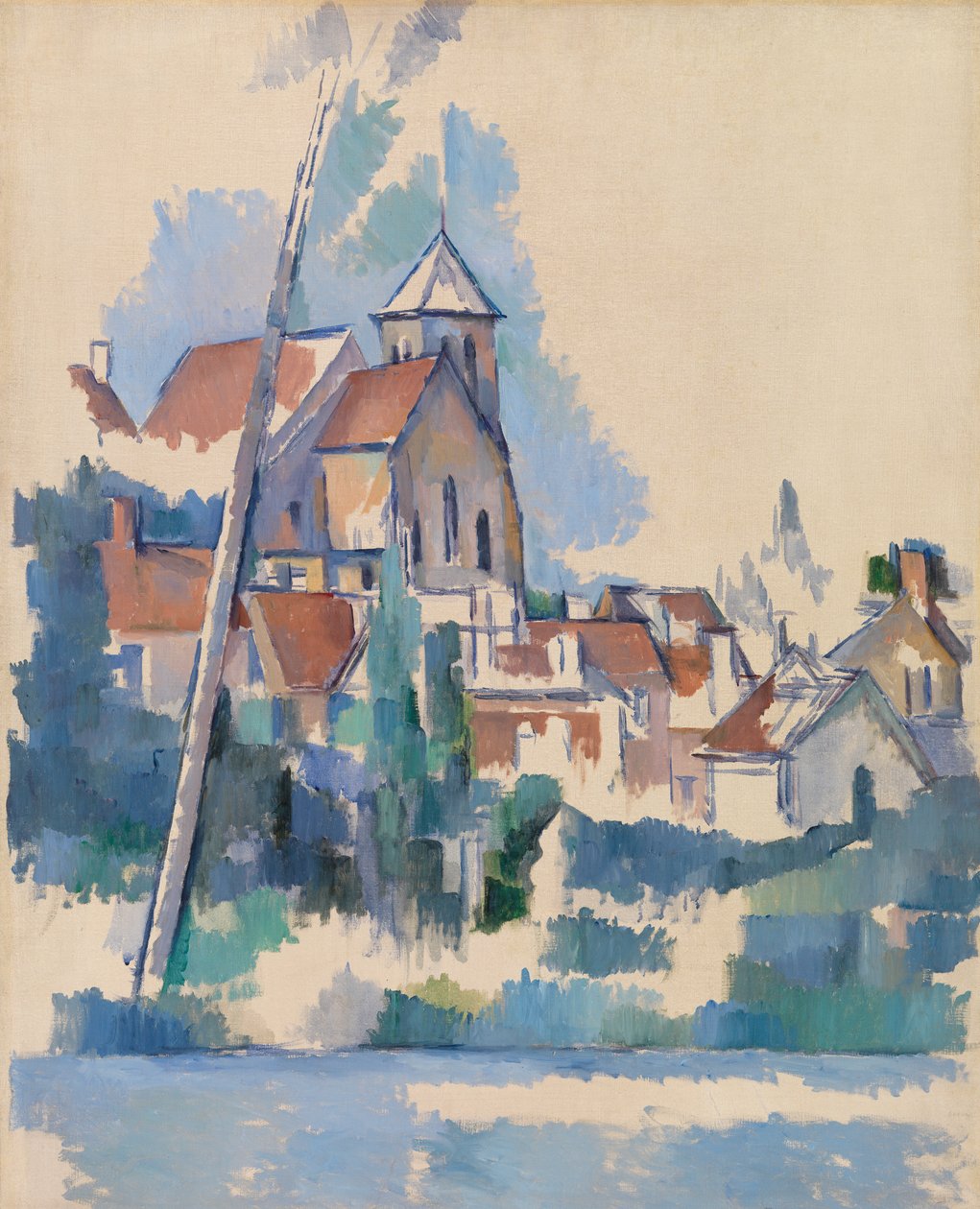 Kostel v Montigny-sur-Loing, 1898 od Paul Cézanne