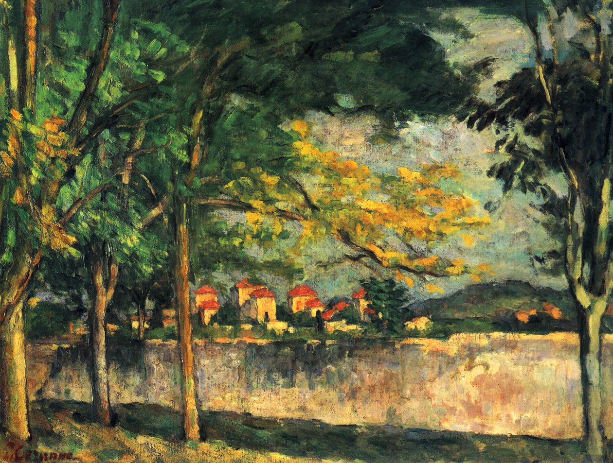 Ulice od Paul Cézanne
