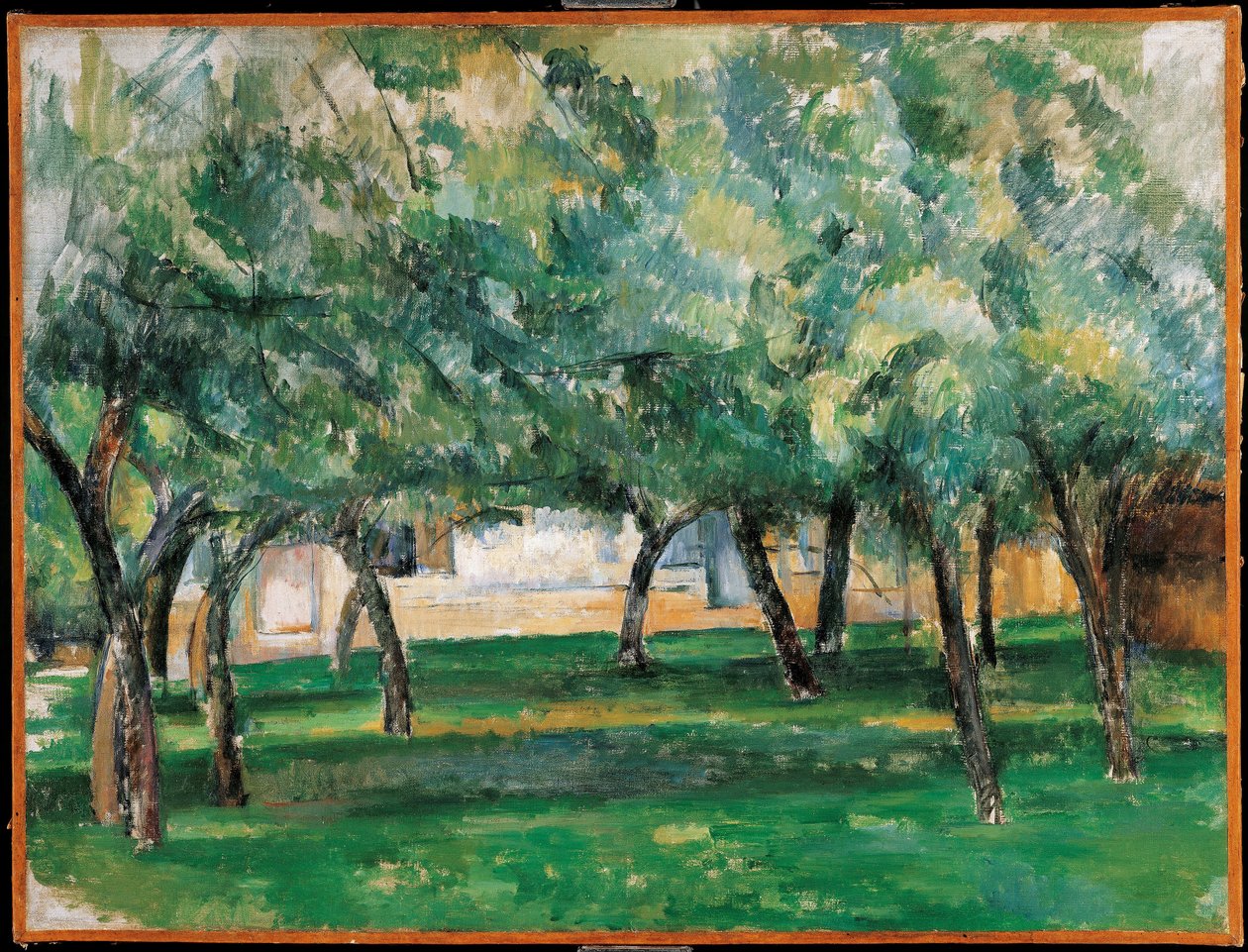 Farma v Normandii od Paul Cézanne
