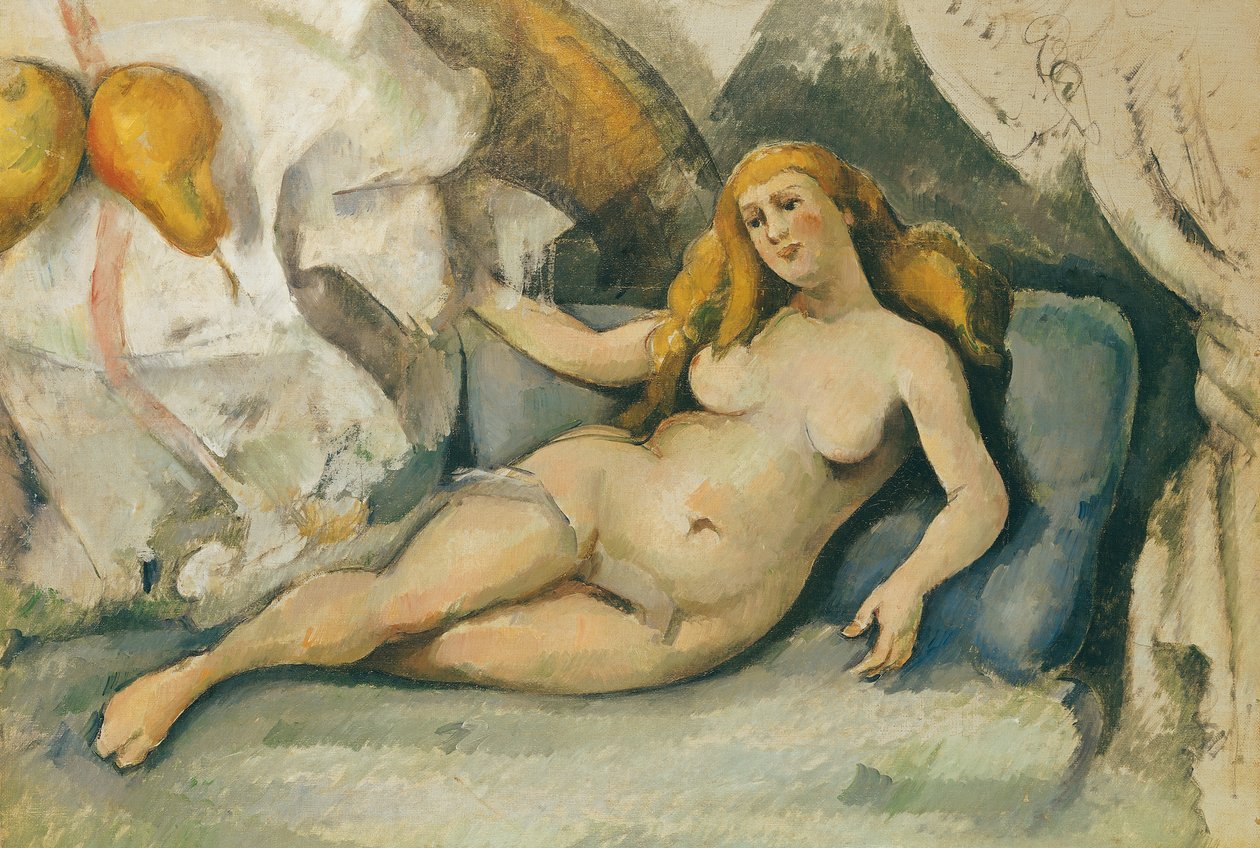 Ženský akt na pohovce od Paul Cézanne