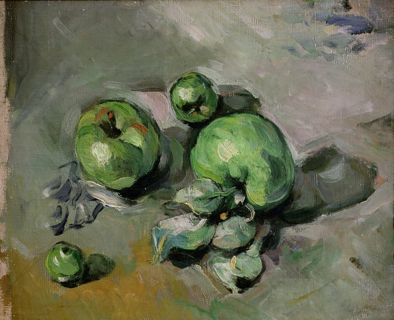 Zelená jablka, kolem 1872-73 od Paul Cézanne