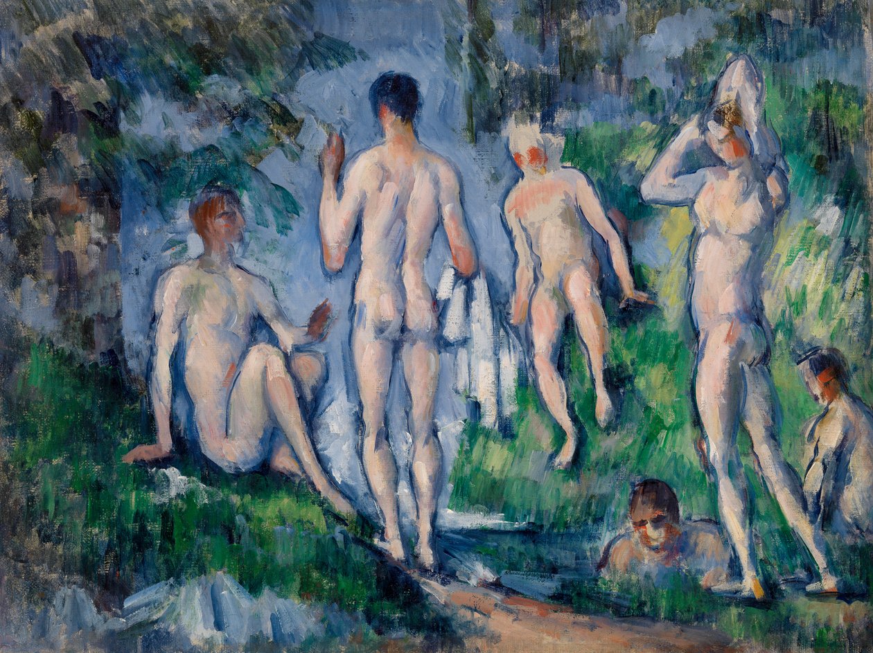 Skupina lazebníků, 1892-94 od Paul Cézanne