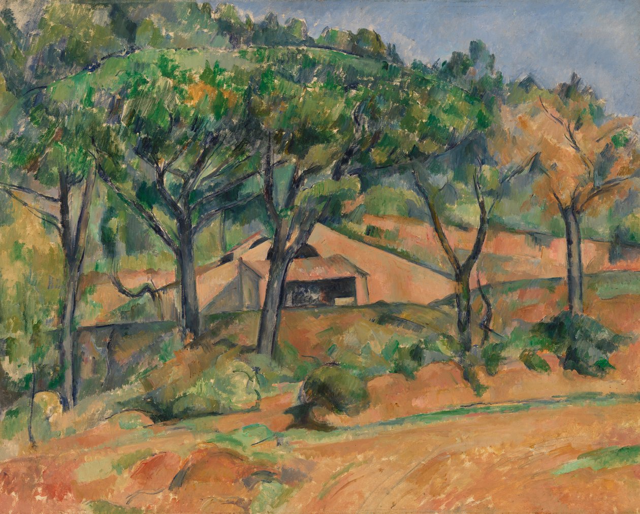 Dům v Provence, kolem roku 1890 od Paul Cézanne
