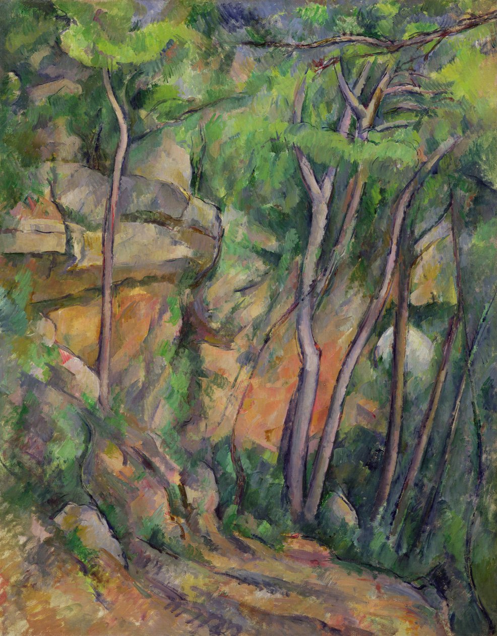 V parku Chateau Noir, c.1896-99 od Paul Cézanne