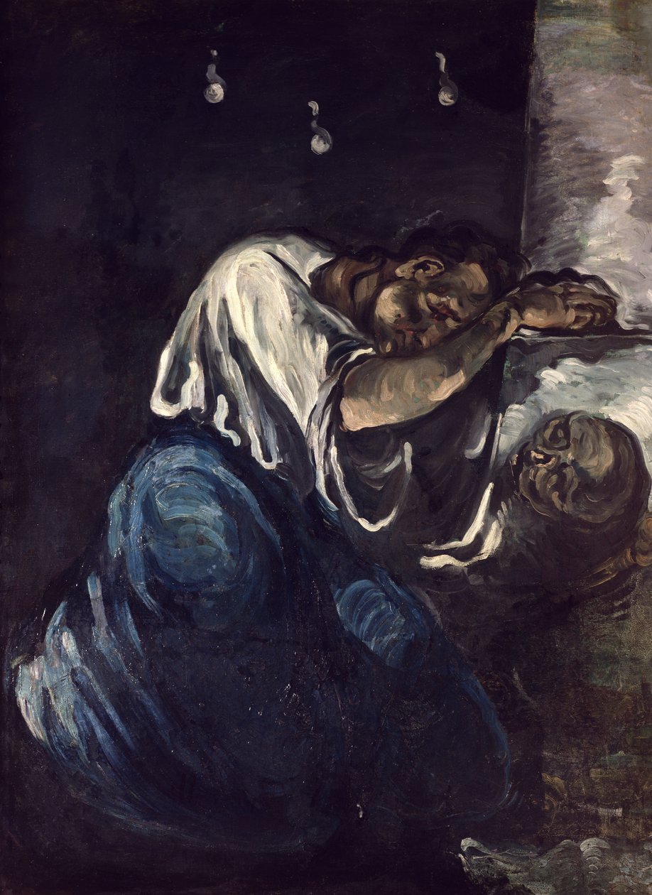 La Madeleine nebo La Douleur, kolem roku 1869 od Paul Cézanne