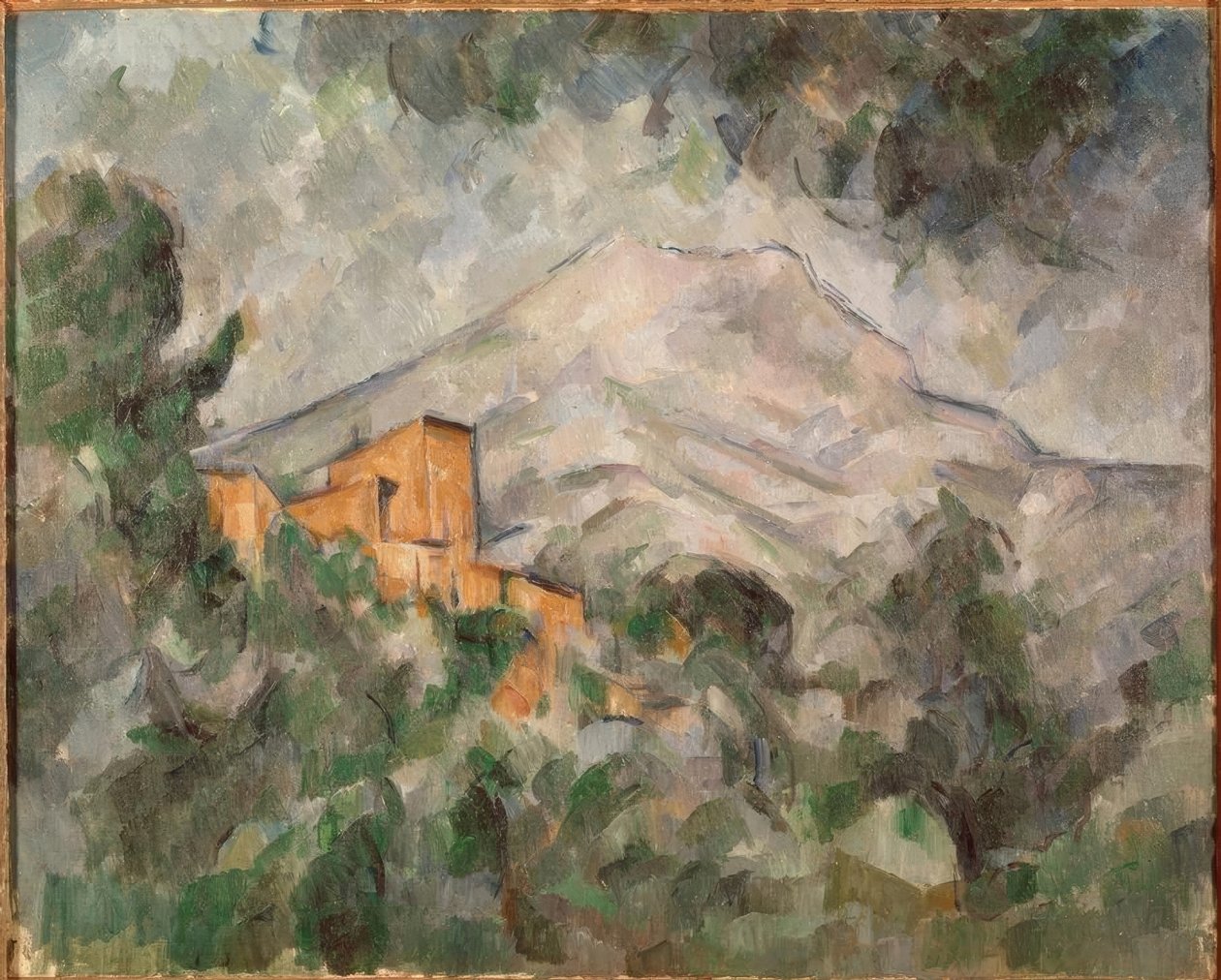 Hora Sainte-Victoire a Černý hrad od Paul Cézanne