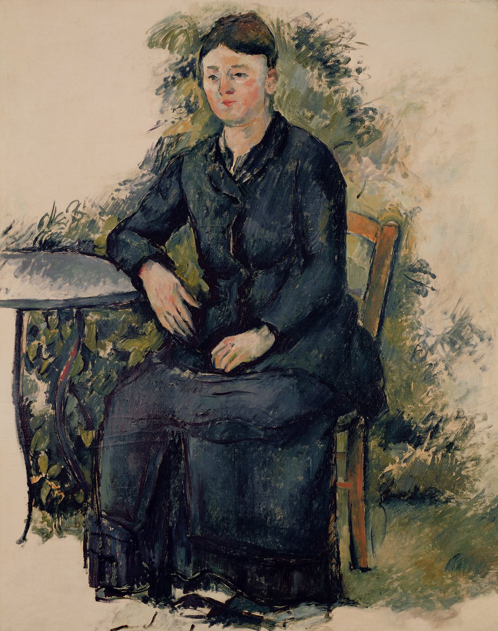 Madame Cezanne v zahradě, 1880-82 od Paul Cézanne