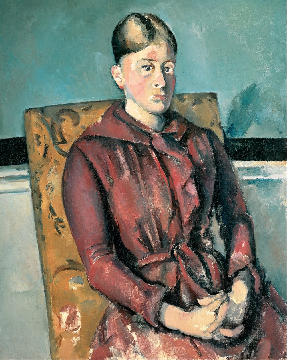 Madame Cézanne Ve žlutém křesle od Paul Cézanne
