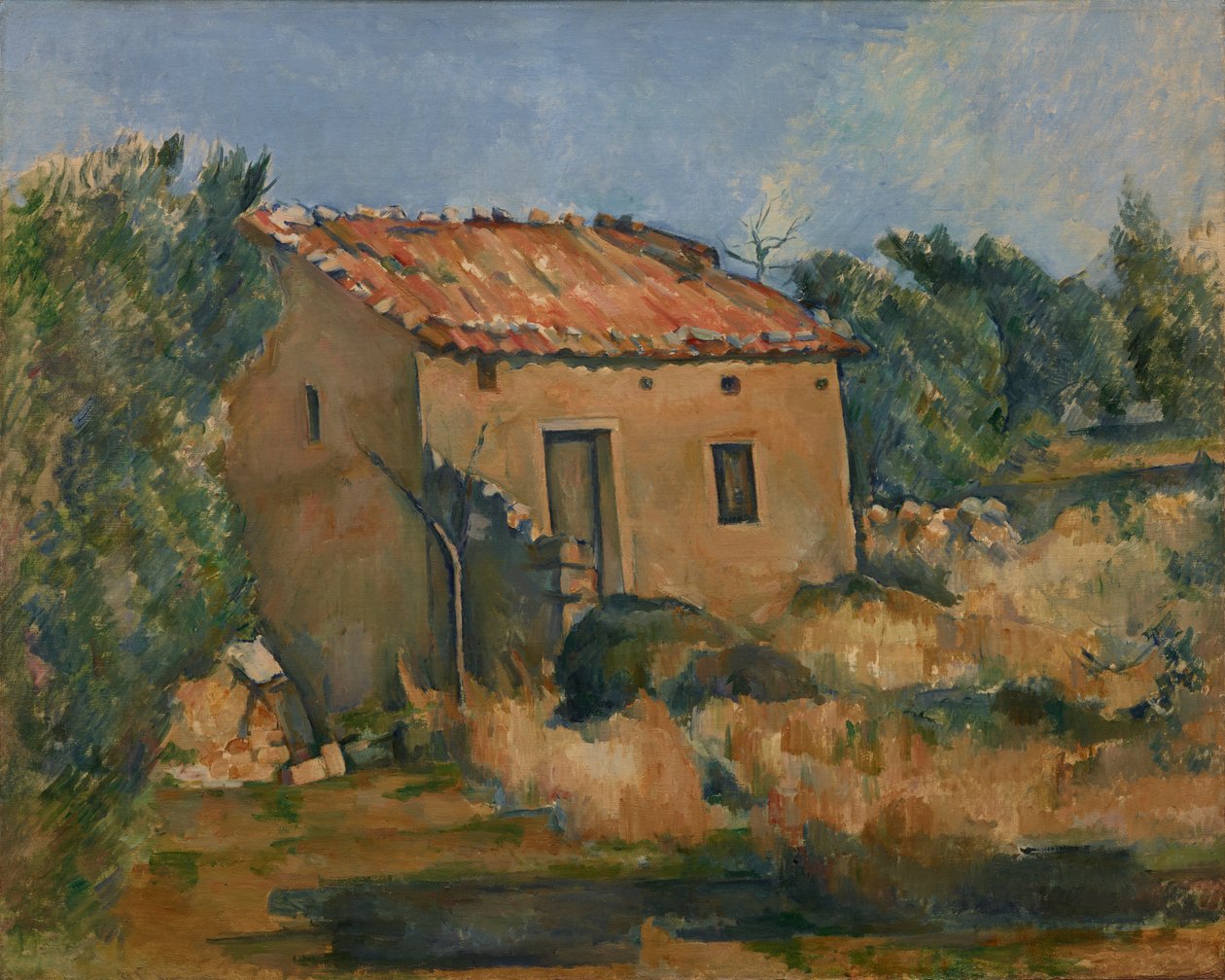 Opuštěný dům u Aix-en-Provence od Paul Cézanne