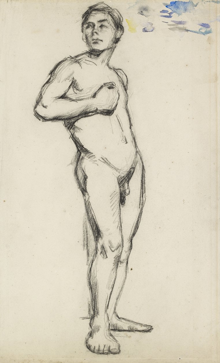 Mužský akt, 19. století od Paul Cézanne