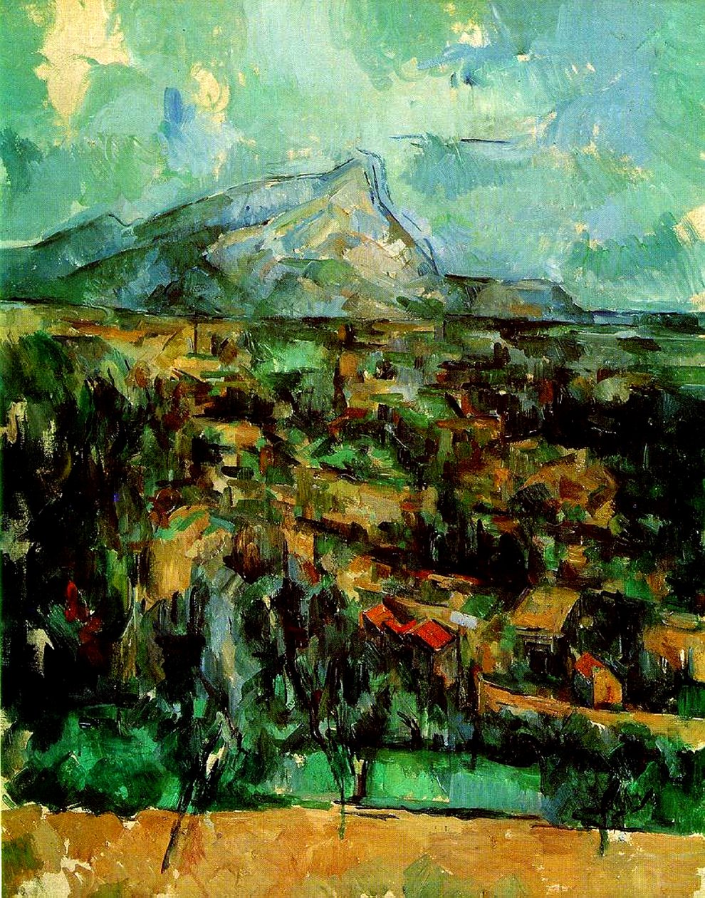 Mont Sainte Victoire, cca 1902 od Paul Cézanne