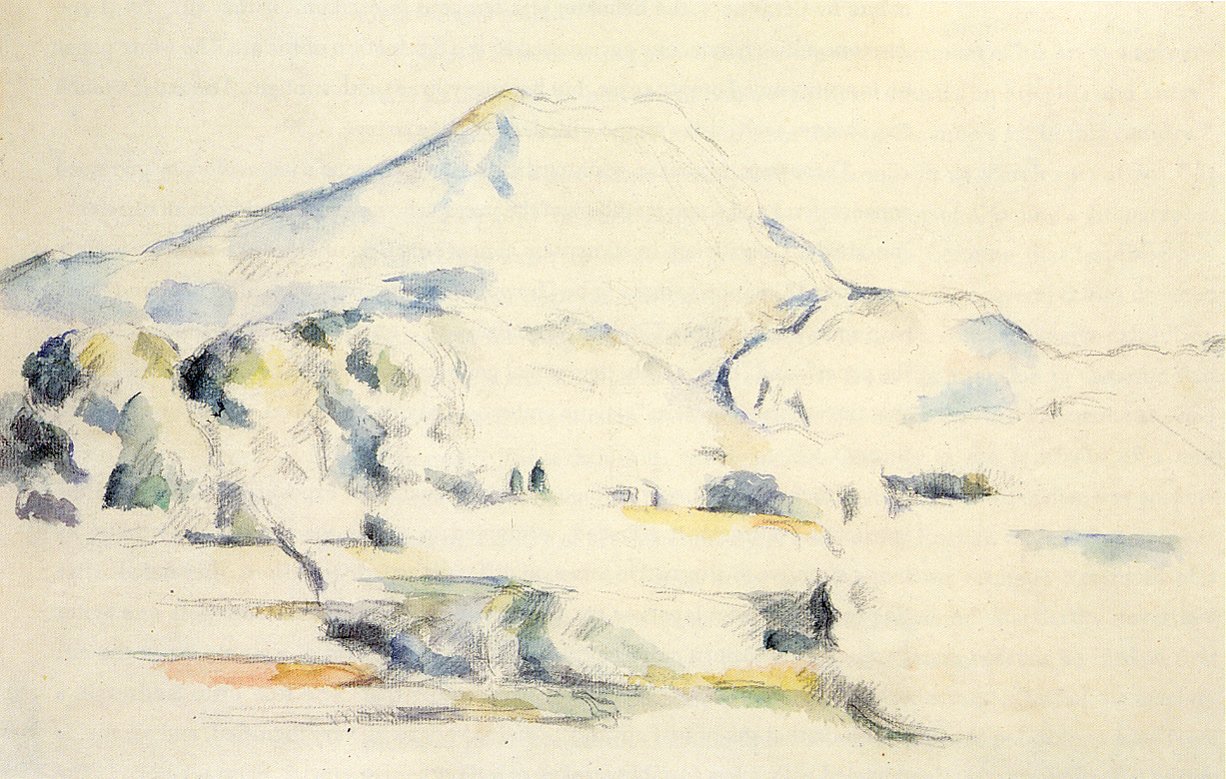Mont Sainte-Victoire od Paul Cézanne